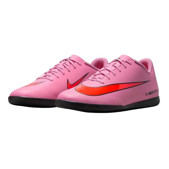 Nike - "Mercurial" Hallenfußballschuhe für Herren, Leder (Pink/Schwarz) - Image 5