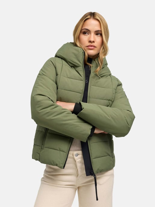 Navahoo Damen Steppjacke Stepptänzchen mit Kapuze - Image 6