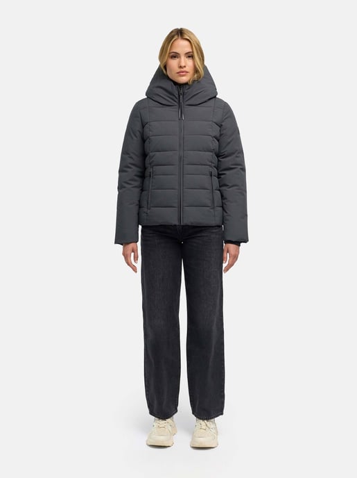 Navahoo Damen Steppjacke Stepptänzchen mit Kapuze - Image 5