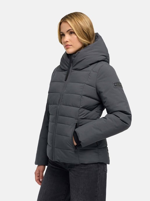Navahoo Damen Steppjacke Stepptänzchen mit Kapuze - Image 6