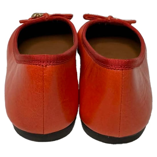 Tory Burch Tory Charm Ballerinas aus rotem Leder - Image 3