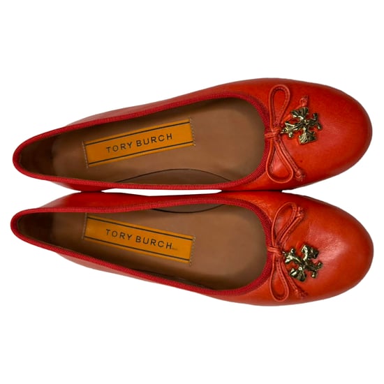 Tory Burch Tory Charm Ballerinas aus rotem Leder - Image 5