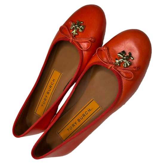 Tory Burch Tory Charm Ballerinas aus rotem Leder - Image 6