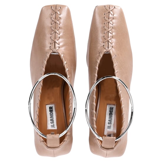Jil Sander Ballerinas aus nude Leder - Image 5
