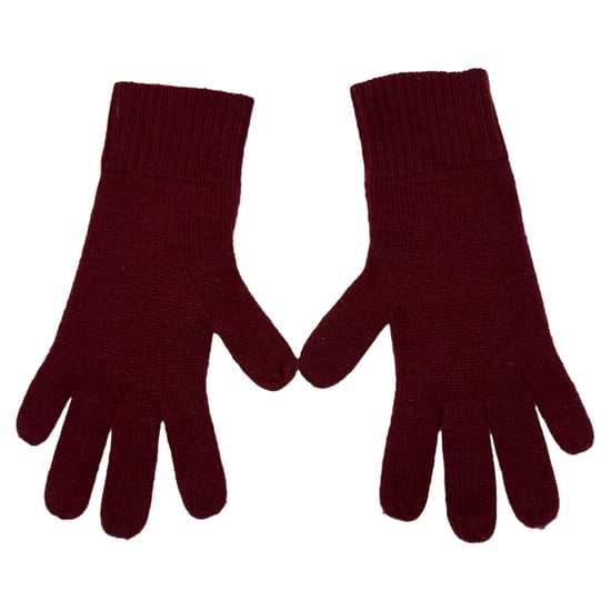 Burberry-Handschuhe, Schal und Mütze aus rotem Kaschmir - Image 4