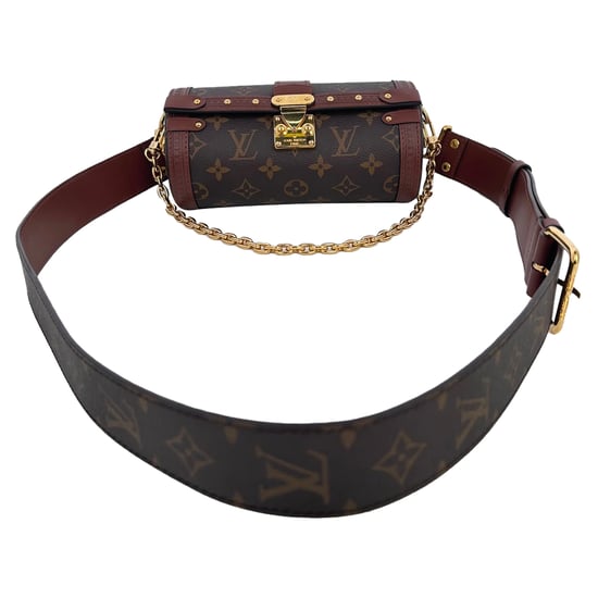 Louis Vuitton Papillon Trunk Tasche aus braunem Nylon-Canvas - Image 2