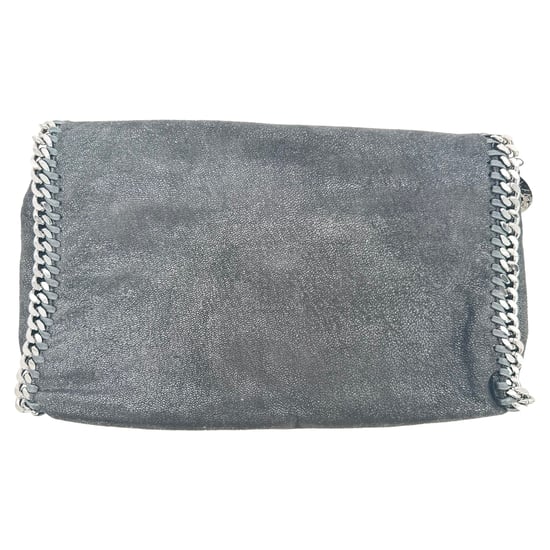 Stella McCartney Falabella Clutch-Tasche aus schwarzem Shaggy Deer - Image 4