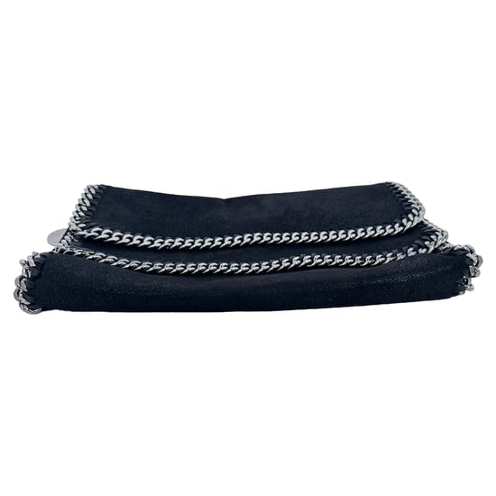Stella McCartney Falabella Clutch-Tasche aus schwarzem Shaggy Deer - Image 5
