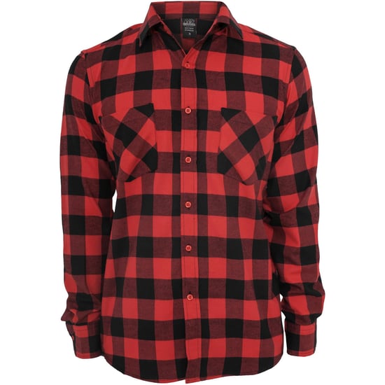 Urban Classics - Hemd für Herren (Schwarz/Rot) - Image 1