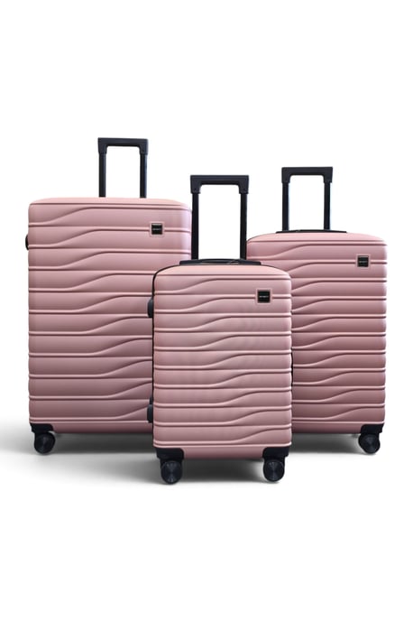 Harthülle Roségold 8-Rad Gepäckstück Reisekoffer - Vespera - Image 2
