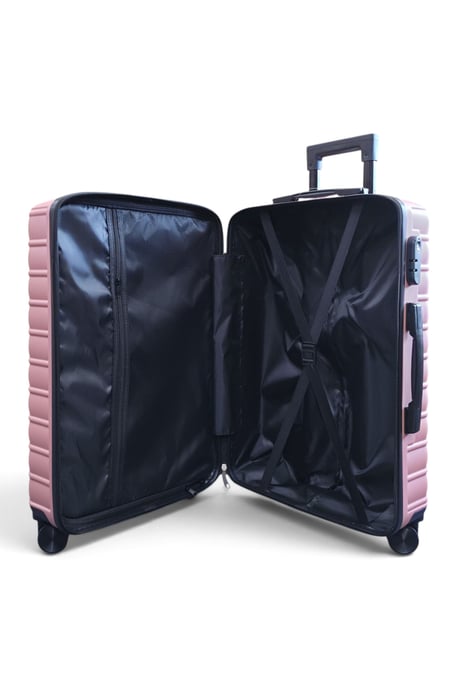 Harthülle Roségold 8-Rad Gepäckstück Reisekoffer - Vespera - Image 6