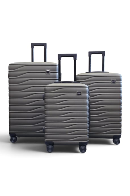 Hardshell Coffee 8 Wheel Luggage Case Bag Suitcase Set - Vespera - Image 2