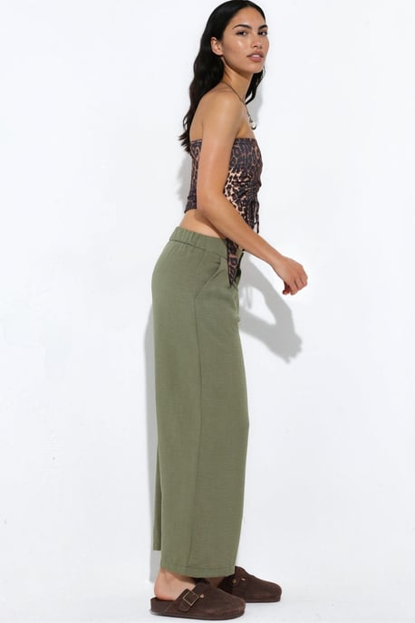 Damen Hochbundweite Hosen mit weitem Bein - Image 5