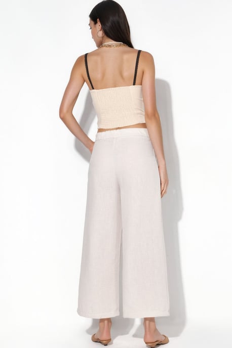 Damen Hochbundweite Hosen mit weitem Bein - Image 3