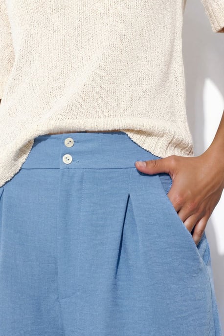 Damen Hochbundweite Hosen mit weitem Bein - Image 5