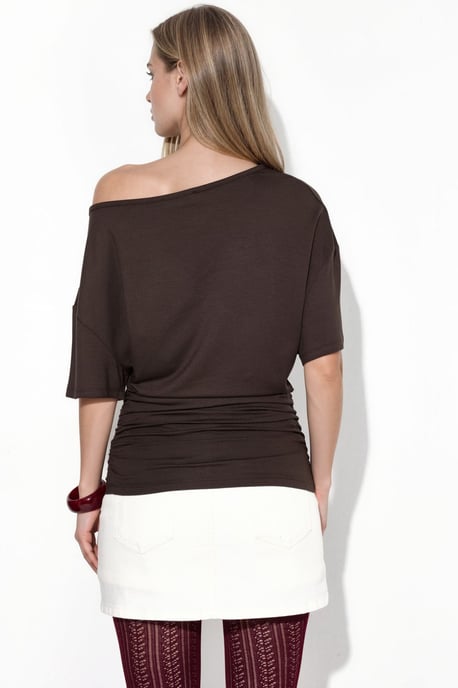 Boot-Hals Jersey-Bluse - Image 3