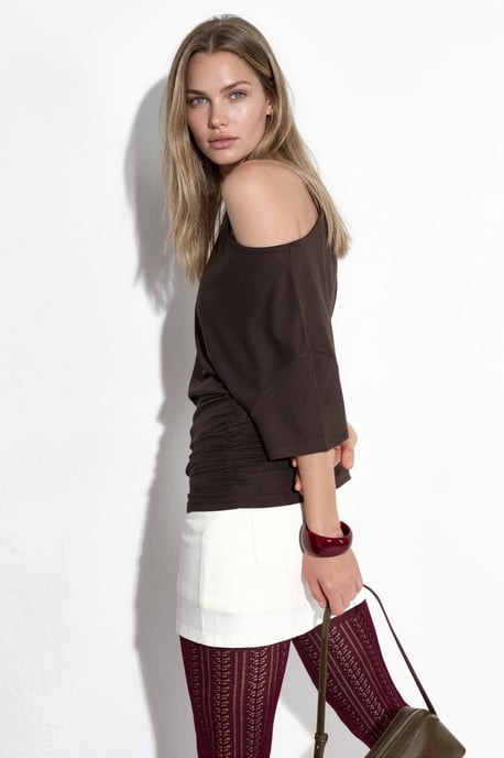 Boot-Hals Jersey-Bluse - Image 4