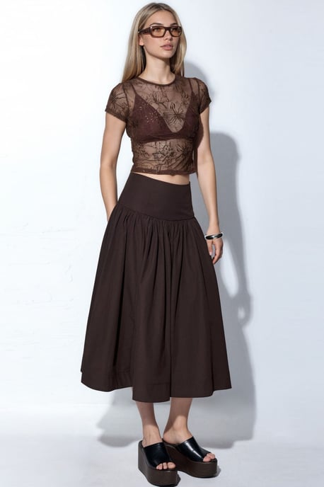 Blumige Pailletten-Bluse im Slim-Fit Schnitt - Image 2