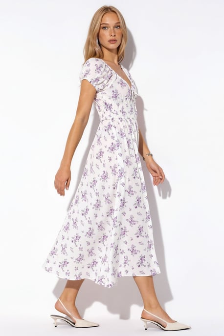 Blumen-Viskose-Maxi-Kleid - Image 2
