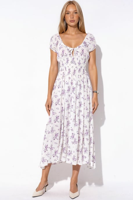 Blumen-Viskose-Maxi-Kleid - Image 5