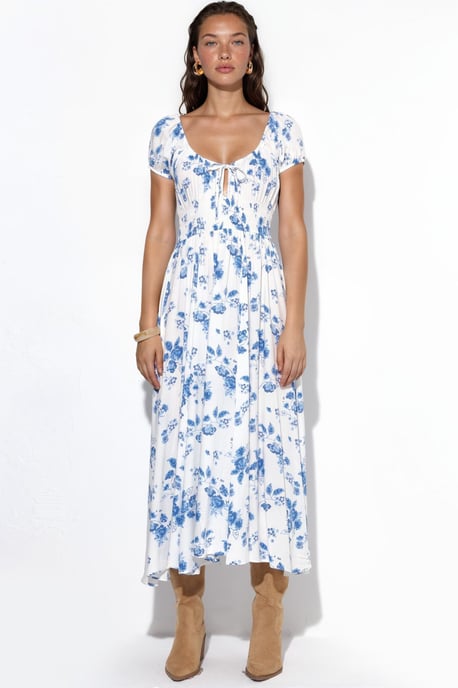 Blumen-Viskose-Maxi-Kleid - Image 5