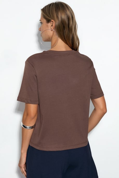 Rundhals Baumwoll-T-Shirt - Image 3