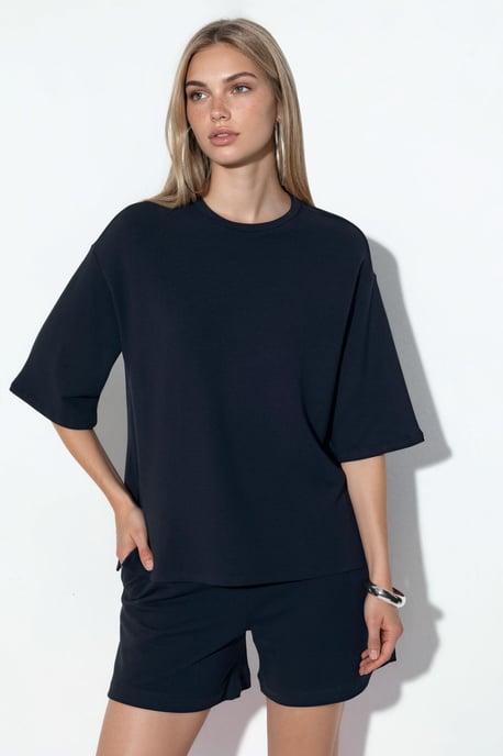 Damen Freizeit T-Shirt mit Rundhalsausschnitt - Image 1
