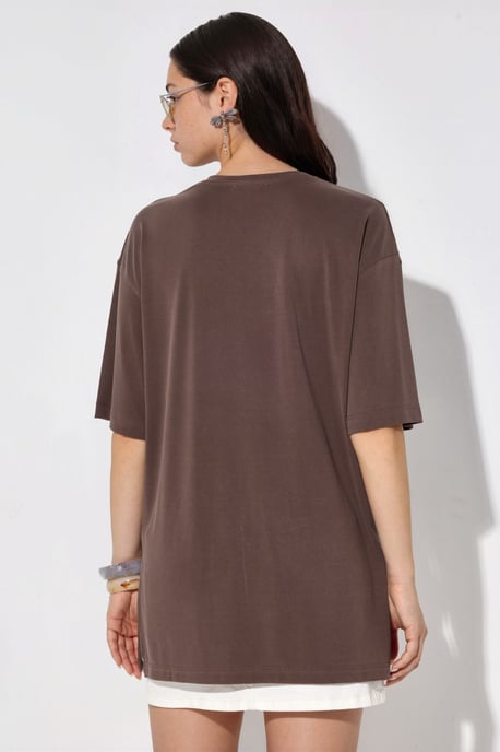 T-Shirt mit Schlitzdetails und Rundhalsausschnitt, kurzarm - Image 3