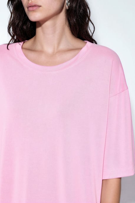 T-Shirt mit Schlitzdetails und Rundhalsausschnitt, kurzarm - Image 4