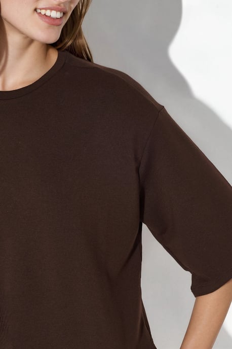 Damen Freizeit T-Shirt mit Rundhalsausschnitt - Image 4