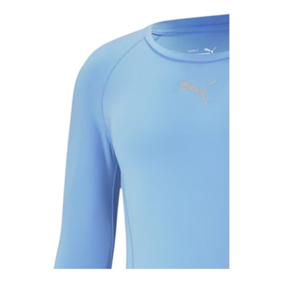 Puma - "Liga" T-Shirt für Herren, Langärmlig (Hellblau) - Image 2