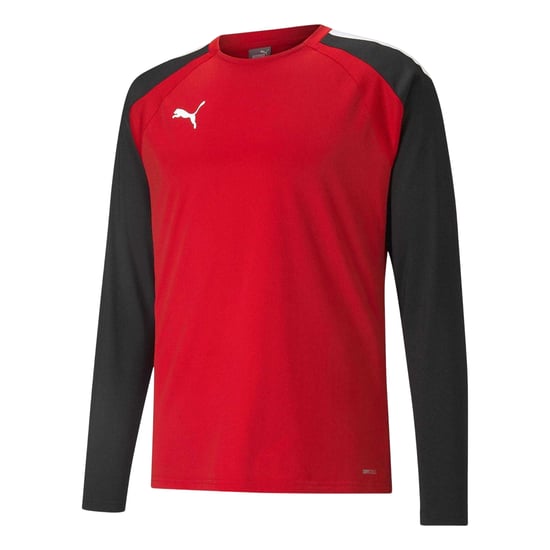 Puma - "TeamLIGA" T-Shirt für Herren, Langärmlig (Rot/Schwarz) - Image 1
