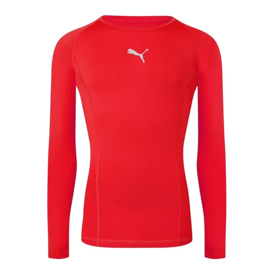 Puma - "Liga" T-Shirt für Herren, Langärmlig (Rot) - Image 1