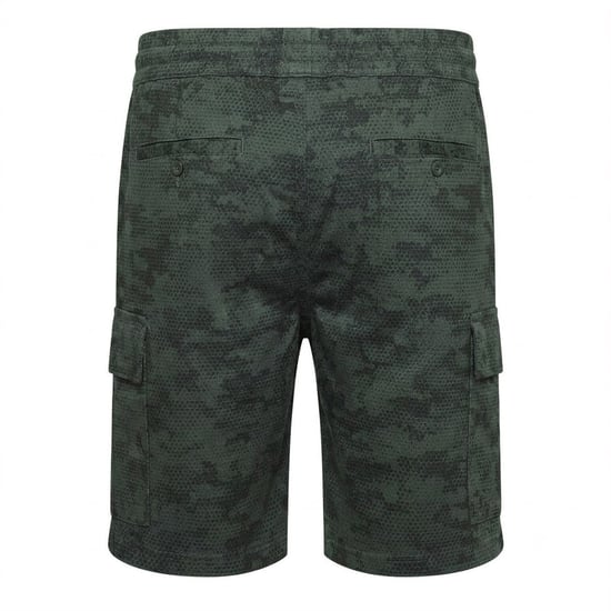 Crosshatch - "Janscore" Cargo-Shorts für Herren (Tiefes Olivgrün) - Image 2