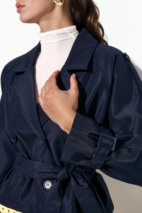 Kurzer Wickelmantel - Image 4