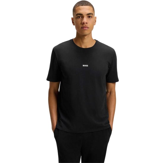 Boss - T-Shirt für Herren, Polyester-Baumwollmischgewebe, Regulär (Schwarz) - Image 4