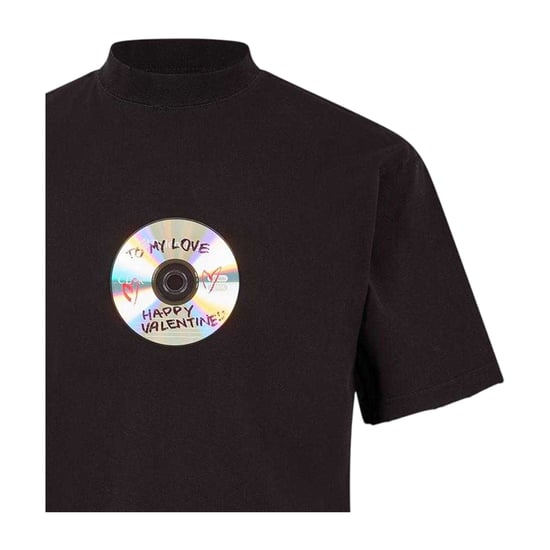 Balenciaga - T-Shirt für Herren, Valentinstag, kurzärmlig (gewaschenes Schwarz) - Image 3