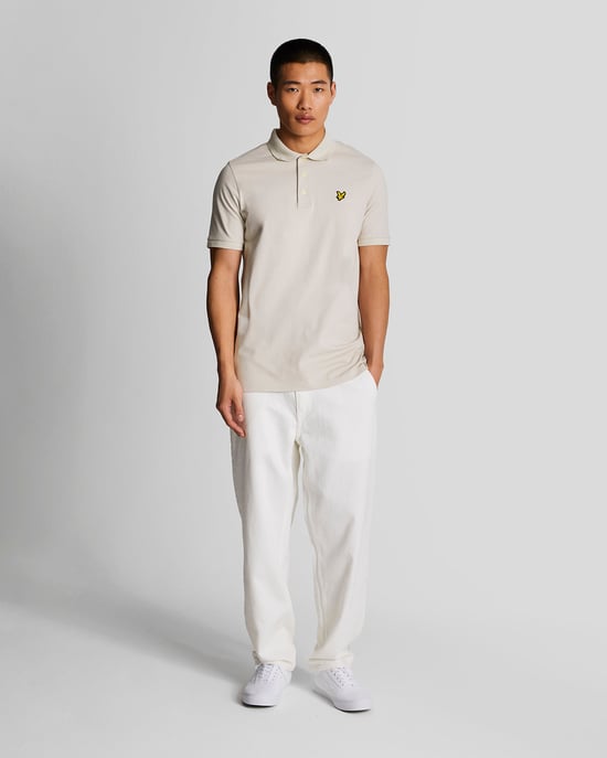 Lyle & Scott Herren-Poloshirt „Rally Tipped“ in Grau - Image 1