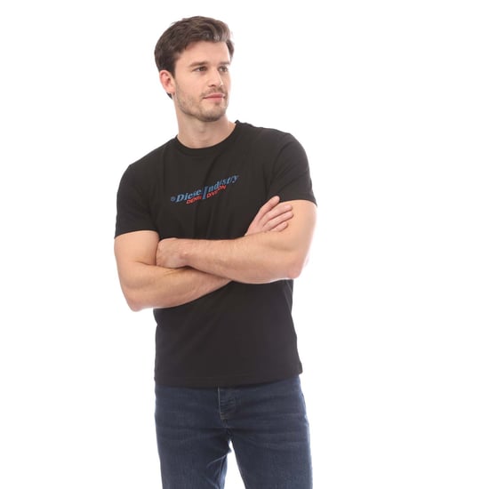 Herren Diesel T-Diegor T-Shirt in Schwarz - Image 3