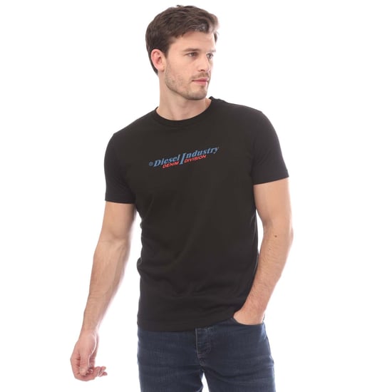 Herren Diesel T-Diegor T-Shirt in Schwarz - Image 4