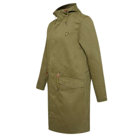 Lyle & Scott Lichen Grüner Fishtail Parka Jacke - Image 3