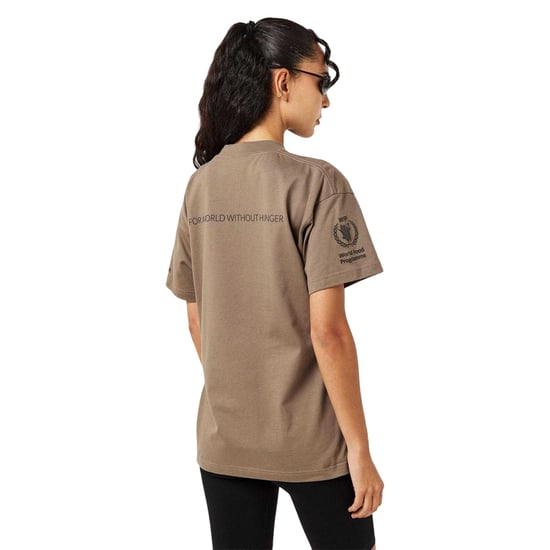 Balenciaga - "World Food Programme" T-Shirt für Damen (Braungrau/Schwarz) - Image 4