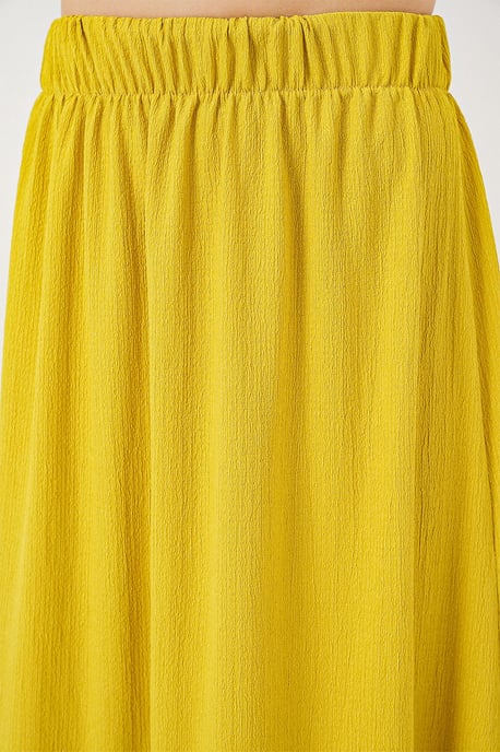 Texturierten Maxi-Strickrock mit elastischem Bund - Image 6