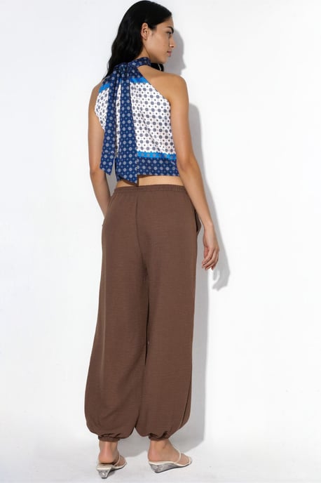 Damen Jogginghose aus strukturiertem Polyester - Image 3