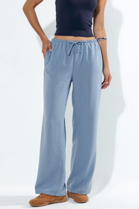 Damen gerade geschnittene Stoffhose - Image 1