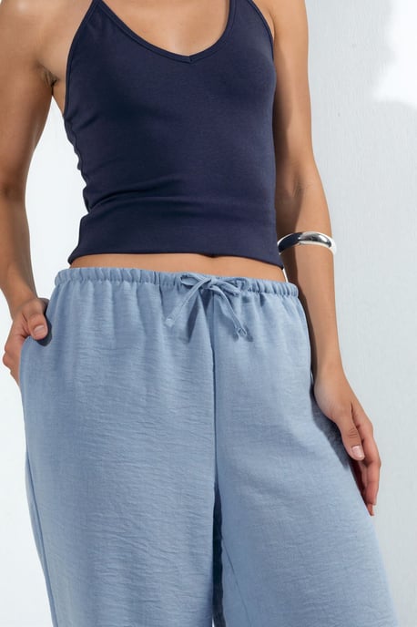 Damen gerade geschnittene Stoffhose - Image 4