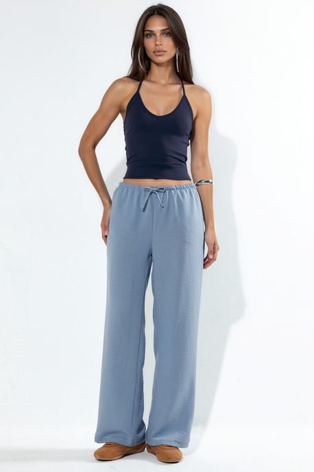 Damen gerade geschnittene Stoffhose - Image 5