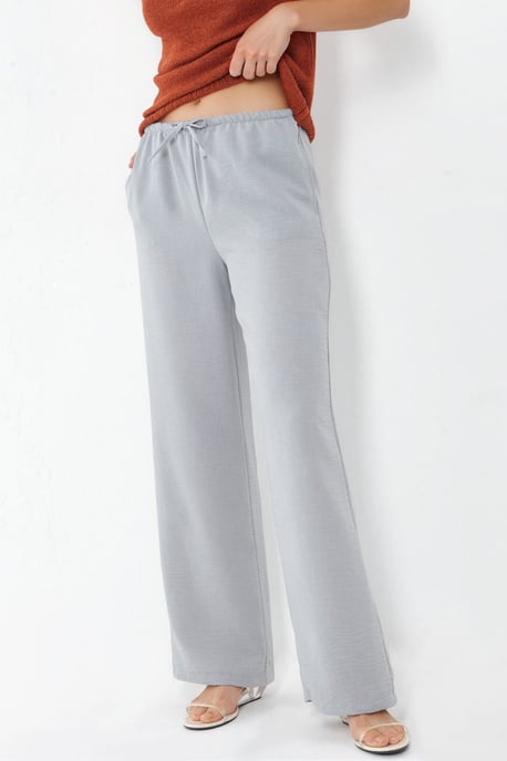 Damen gerade geschnittene Stoffhose - Image 1