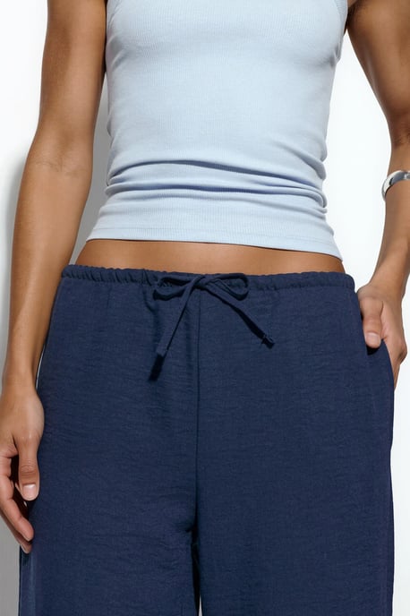 Damen gerade geschnittene Stoffhose - Image 4