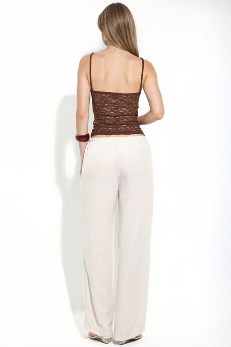 Damen gerade geschnittene Stoffhose - Image 3